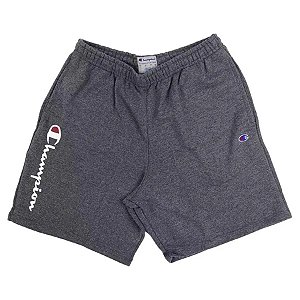 BERMUDA CHAMPION FLEECE SCRIPT VERTICAL INK GRANITE