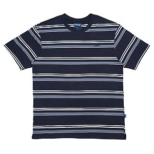 CAMISETA TUPODE LISTRADA OLD PRETO