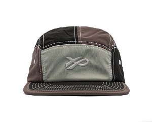 BONÉ ÖUS 5 PANEL YIN YANG CINZA