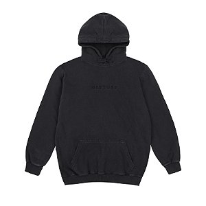 MOLETOM DISTURB DUSTED WASHED IN BLACK