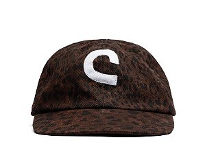 BONÉ CARDAPÊ C LOGO LEOPARD MARROM