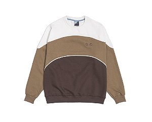 MOLETOM CREWNECK ÖUS FRAGMENTO CHOCOLATE
