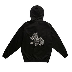 JAQUETA HIGH TWILL NIGHT DRAGON PRETA