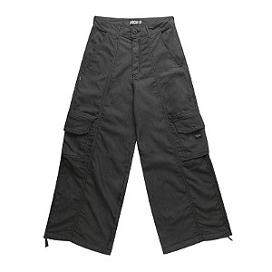 CALÇA HIGH CARGO GIRLS PRETA