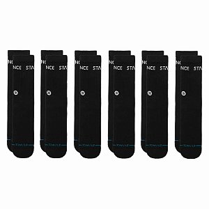 PACK MEIA STANCE ORIGIN 6 PACK CREW PRETA