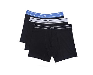 CUECA ÖUS KIT 3 BOXER ÖUS PRETA