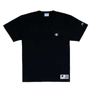 CAMISETA CHAMPION LOGO C EMBROIDERY PRETA