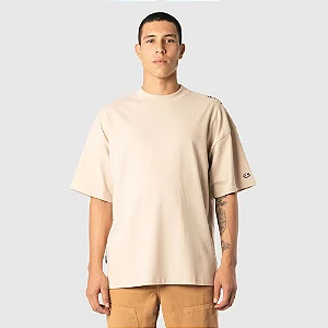 CAMISETA CHAMPION OVERSIZED BIG SCREEN SINCE 1919 AUTUMN BEIGE