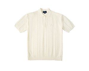 CAMISA ÖUS POLO TRICÔ OFF WHITE
