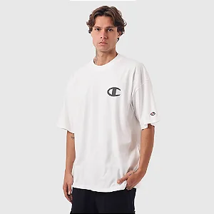 CAMISETA CHAMPION OVERSIZED BASKET UNITED OFF WHITE