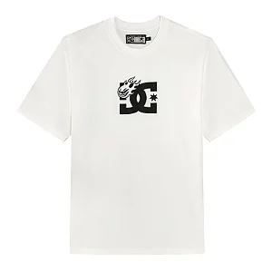 CAMISETA HIGH X DC BOX LOGO BRANCA