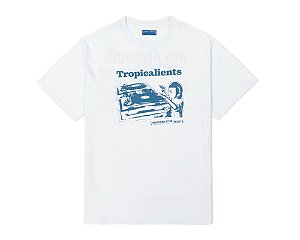 CAMISETA TROPICALIENTS SUPORT THE ROOTS BRANCA