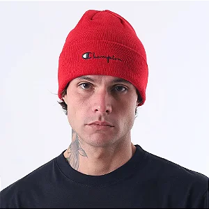 GORRO CHAMPION WITH CUFF VERMELHO