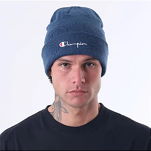 GORRO CHAMPION WITH CUFF AZUL