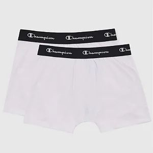 CUECA CHAMPION BOXER PACK C/2 BRANCA
