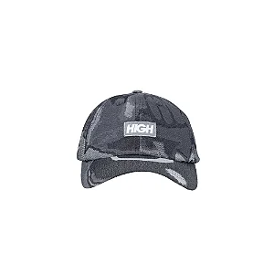 BONÉ HIGH 6 PANEL JACQUARD PRETO