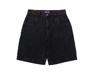 BERMUDA TROPICALIENTS JEANS RED NIGHT PRETA
