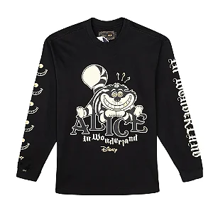 CAMISETA MANGA LONGA HIGH CHESHIRE PRETA