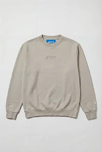 MOLETOM CREWNECK ARTIVIST BY NATURE CINZA