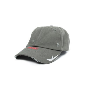 BONÉ QC HIGH HCQC DISTRESSED HAT CINZA