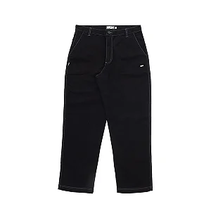 CALÇA HIGH TWILL TARGET PRETA