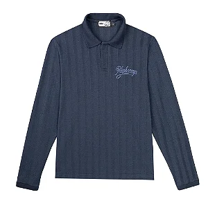 CAMISETA MANGA LONGA POLO HIGH HERITAGE AZUL