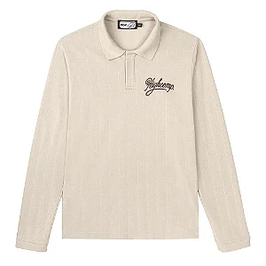 CAMISETA MANGA LONGA POLO HIGH HERITAGE BEGE
