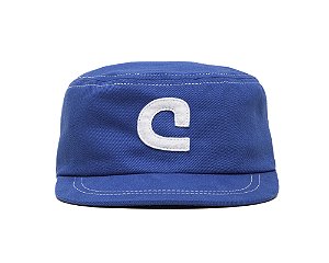 BONÉ CARDAPÊ PILL BOX AZUL