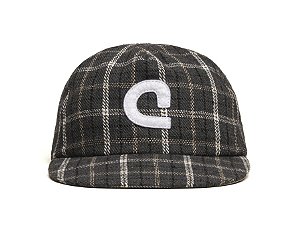 BONÉ CARDAPÊ TRUCKER XADREZ CINZA