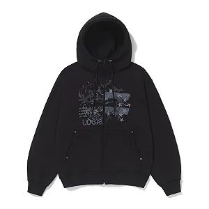 MOLETOM HIGH X BARRA PRETO