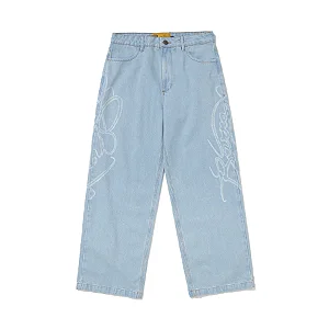 CALÇA HIGH X BARRA JEANS ASSINATURA