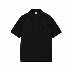 CAMISA POLO BARRA CREW ASSINATURA PRETA