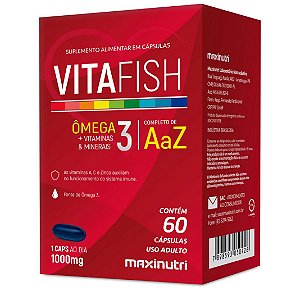 Vitafish ômega 3 Vitaminas e Minerais 1000mg C/60 Capsulas