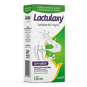 Lactulaxy Regulador Intestinal Sem Sabor Lactulose 667 120Ml