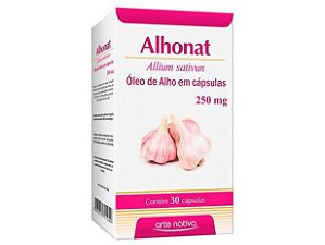 Alhonat 250 Mg 30 Ca Oleo De Alho Arte Nativa