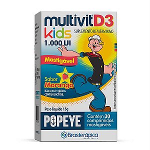 Multivit Kids D3 1000Ui 30 Cp Mast Brasterapica
