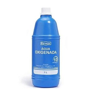 Agua Oxigenada Antisseptica 10 Vol 1L  Farmax