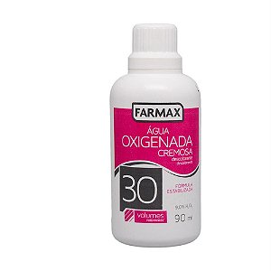 Agua Oxigenada Cremosa 30 Vol 90Ml Farmax