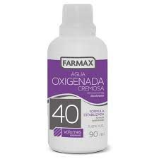 Água Oxigenada Cremosa 40 Vol 90 Ml Farmax