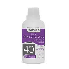 Água Oxigenada Cremosa 40 Vol 70 Ml Farmax