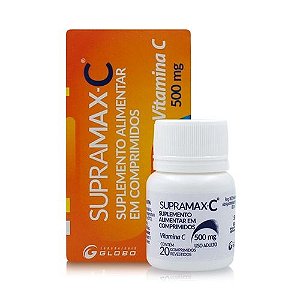 Supramax C 500 Mg 20 Cp Vitamina C Globo