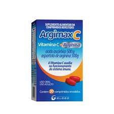 Argimax C 20 Cp Vit C + Arginina Globo