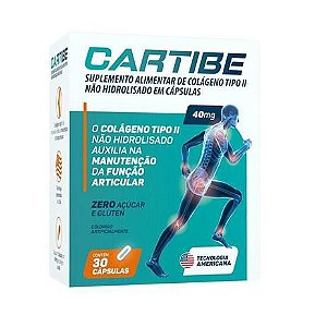 Cartibe 40 Mg 60 Cp Colageno Tipo Ii Ems.