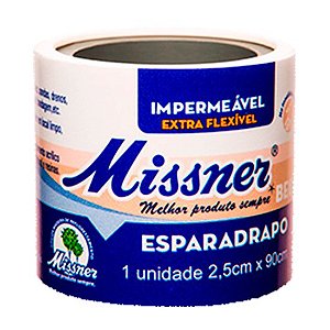 Esparadrapo Impermeavel Bege 2,905 Cm X 0,90 M Missner