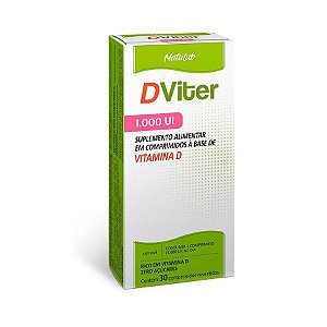 Dviter Vitamina D 1000Ui 30 Cp Naturelife