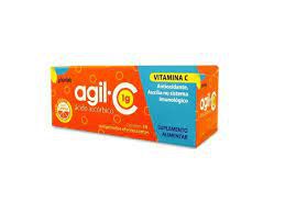 Agil C 1 G 10 Cp Efev Vitamina C Pharlab Sim