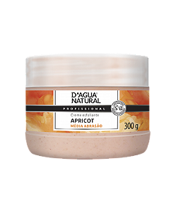 Creme Esfoliante Apricot Médio Abrasão 300G- D'Agua Natural