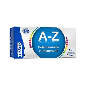 Polivitamínico E Polimineral A-Z Com 60 Cápsulas Teuto