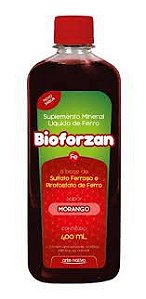 Bioforzan Sol 400 Ml Morango Ferro+Assoc Arte Nativa