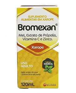 Bromexan Xarope 120 Ml Vit C + Propo + Mel + Zinco Globo